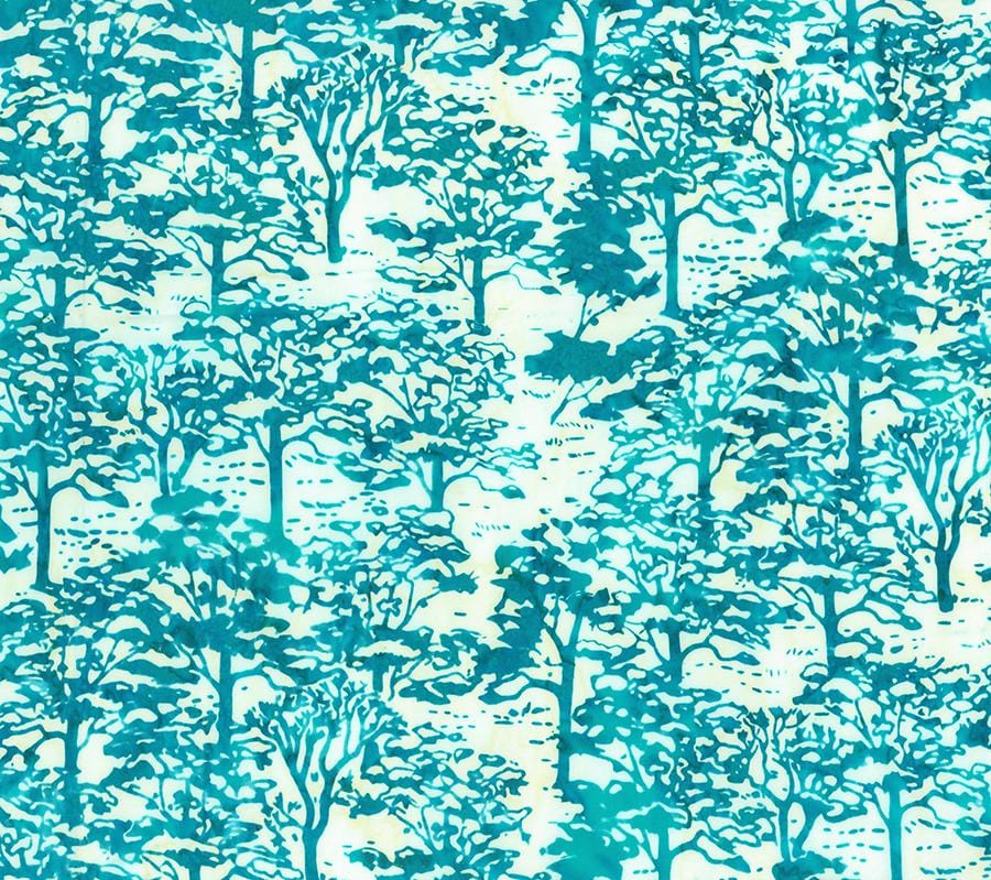 On The Wild Side - Trees Teal Northcott 