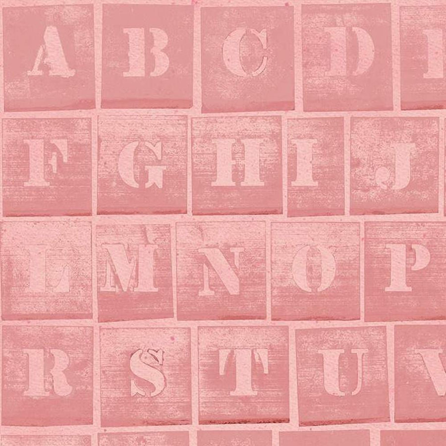 Journal Basics - Character Stencil Pink C13050-CORAL