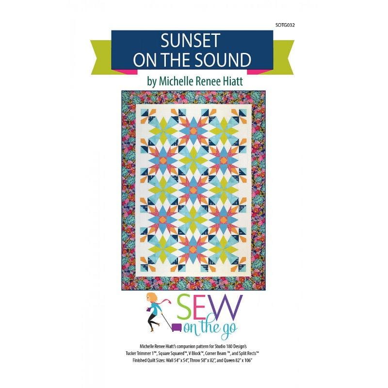 Sunet on the Sound Quilt Pattern Sew on The Go 