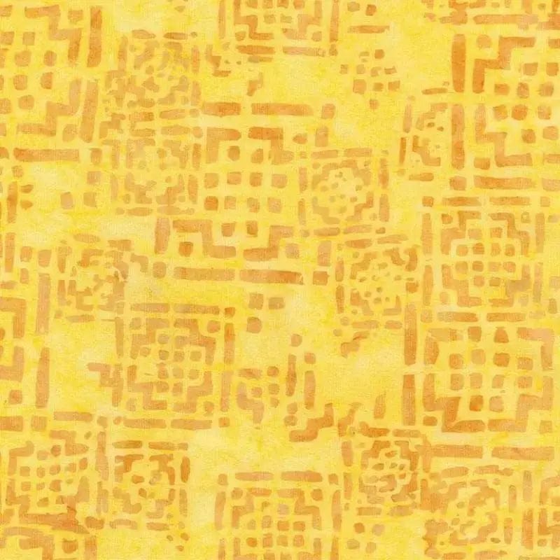 Tonga Mini Pumpkin Spice - Labyrinth - Lemon Timeless Treasures 