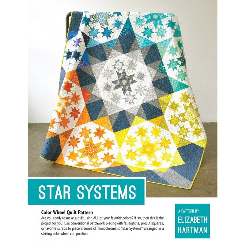 Elizabeth Hartman's - Stary Systems Quilt Pattern United Notions 