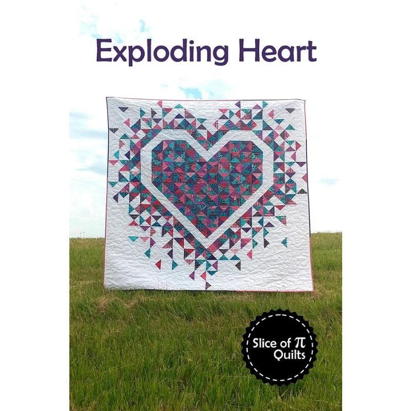 Exploding Hearts Quilt Pattern MODA/ United Notions 