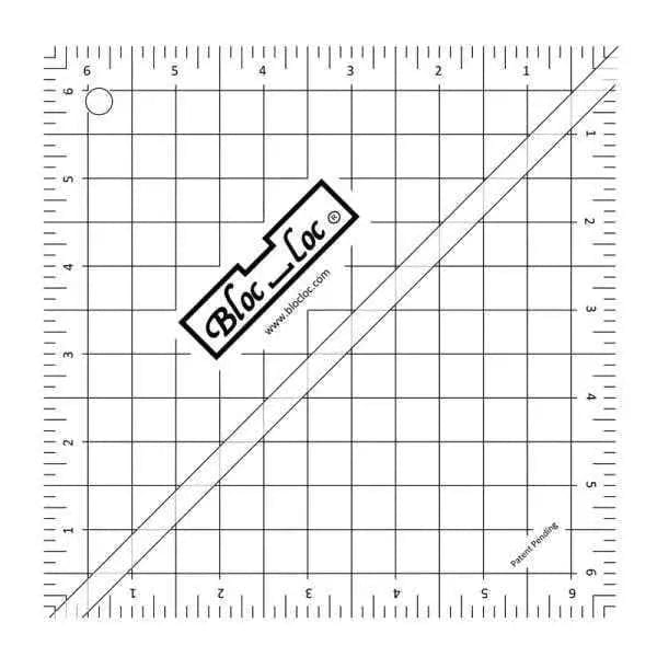 Half Square Triangle 6.5" USAUS INC/ BLOC LOC 