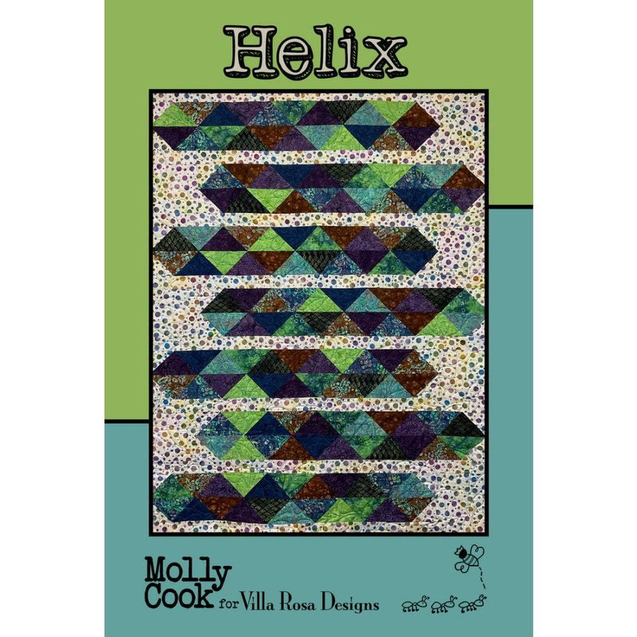Villa Rosa Postcard - Helix Quilt Pattern Villa Rosa Designs 