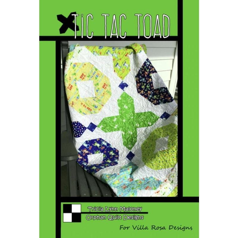 Villa Rosa Postcard - Tic Tac Toad Quilt Pattern Villa Rosa Designs 