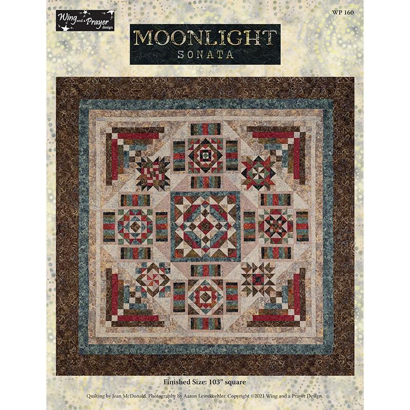 Wing and a Prayer - Moonlight Sonata Quilt Pattern Checker Distributors 