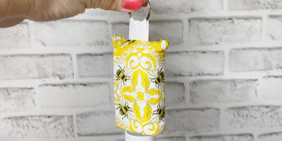 Making a hand sanitizer case