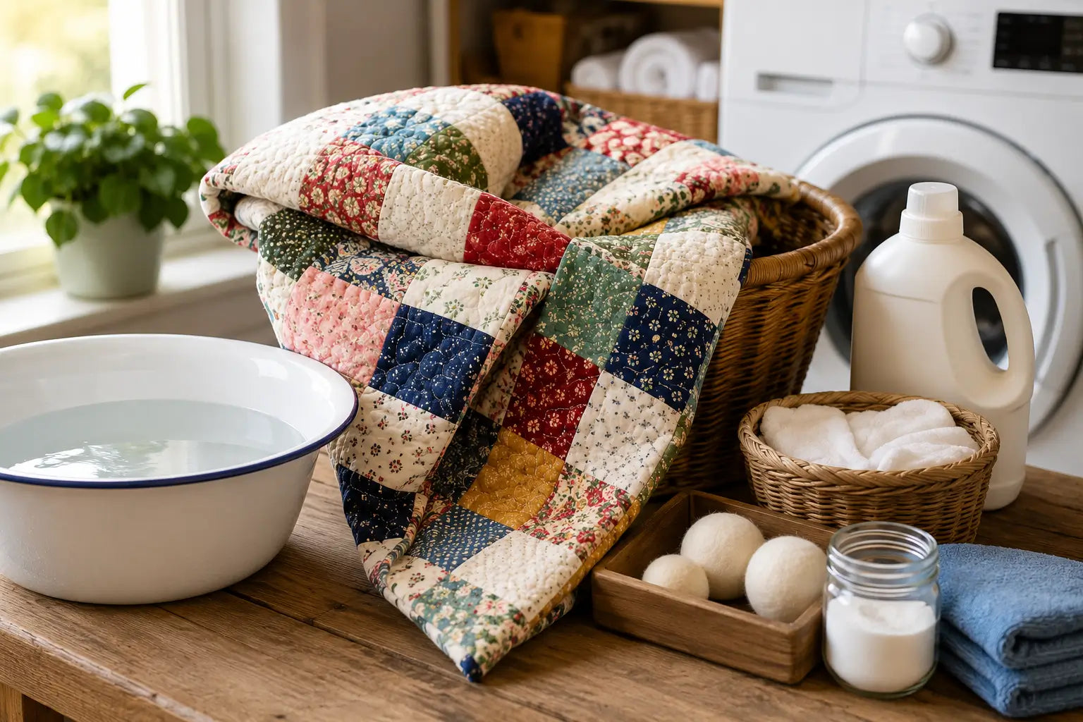 how to wash a quilt