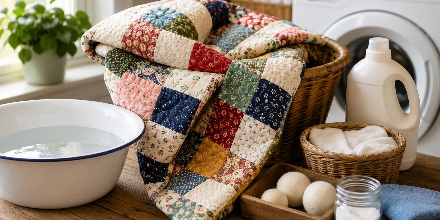 how to wash a quilt