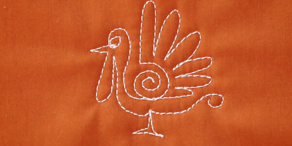 How to Free-motion Quilt a Turkey by Lori Kennedy