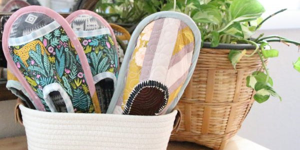 How to make quilted slippers Blog