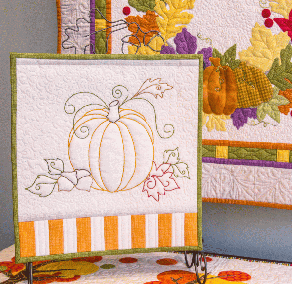 Pumpkin Table Topper Tutorial by Cherry Guidry