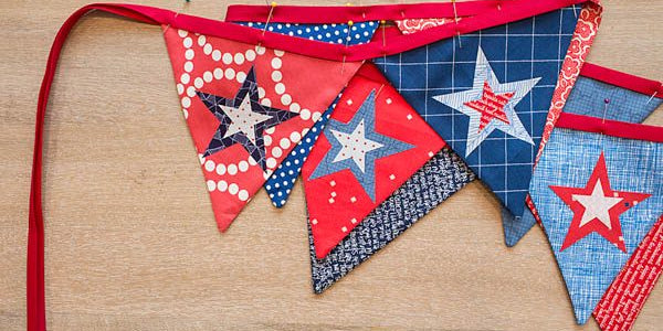 How to Sew a 4th of July Bunting