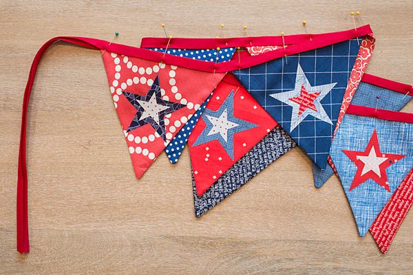 How to Sew a 4th of July Bunting