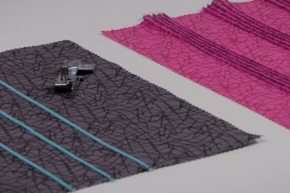 Pintucks with a Serger and Sewing Machine