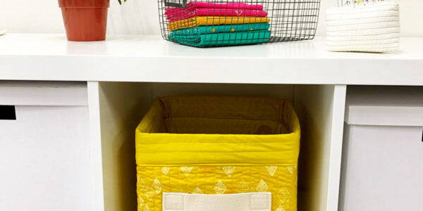 Fabric Storage Bin Tutorial