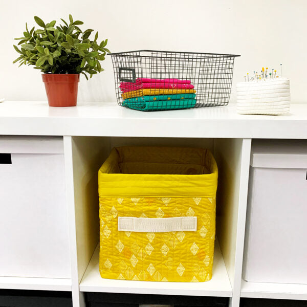 Fabric Storage Bin Tutorial