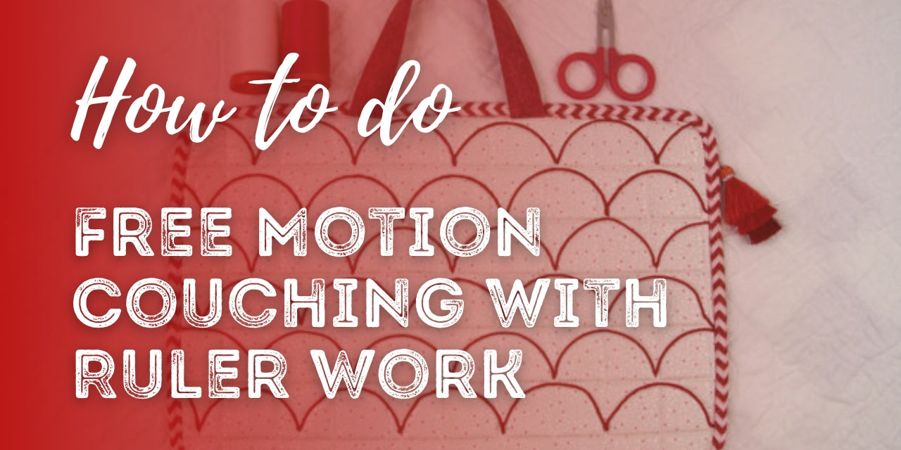 Free motion couching blog