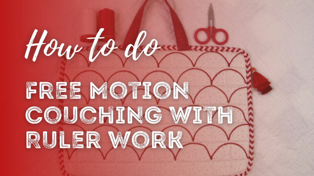 Free motion couching blog