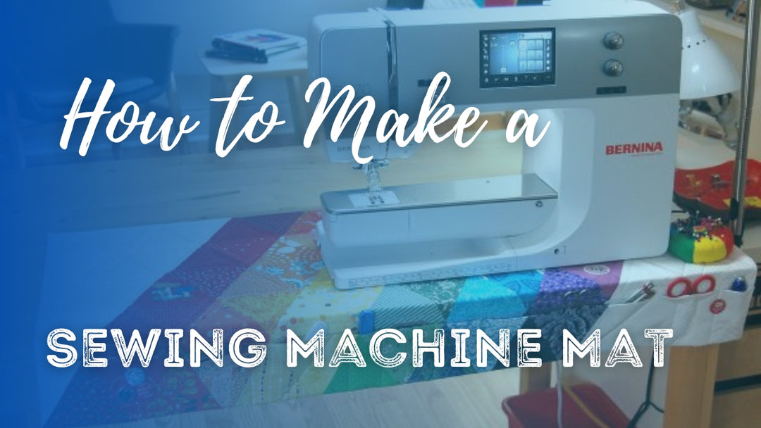 Making a sewing machine mat 