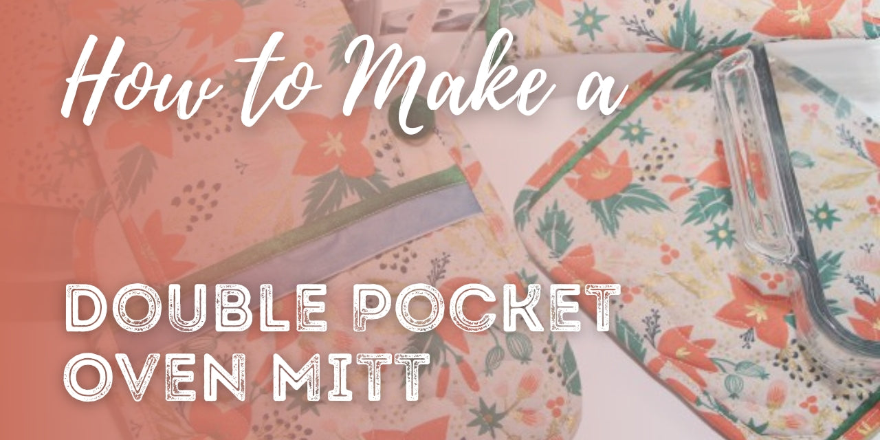 Double-pocket oven mitt