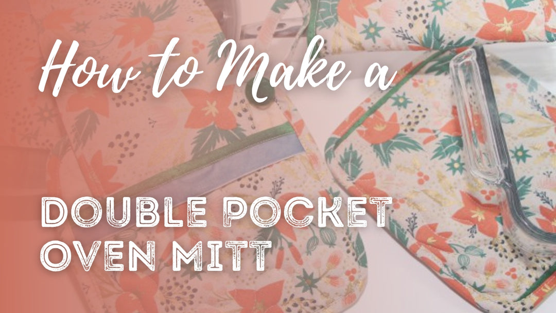 Double-pocket oven mitt