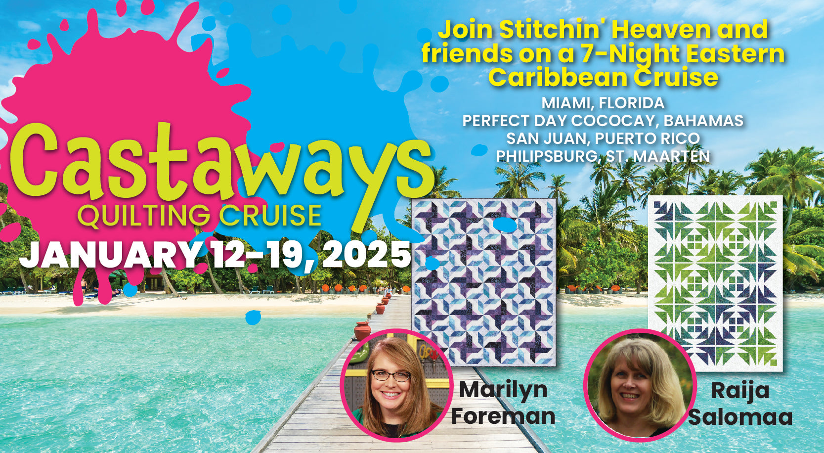 Quilt and Travel Through Quilting Cruises  Stitchin’ Heaven – Stitchin 