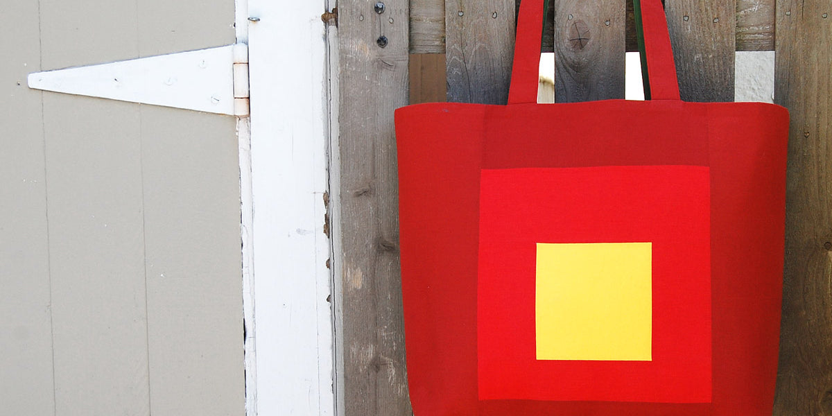 How to make a color block tote bag blog