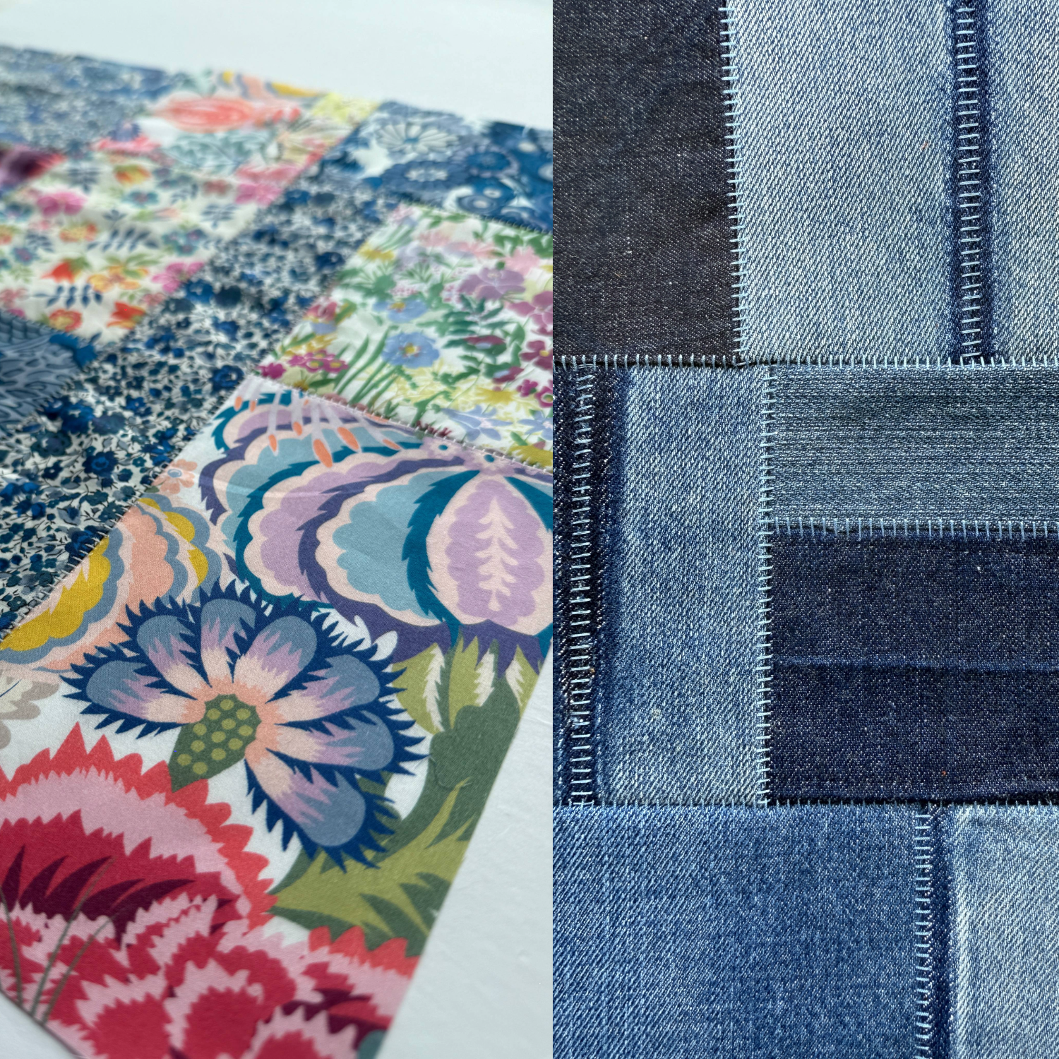 Patchwork Made Easy with the Flatlock Stitch