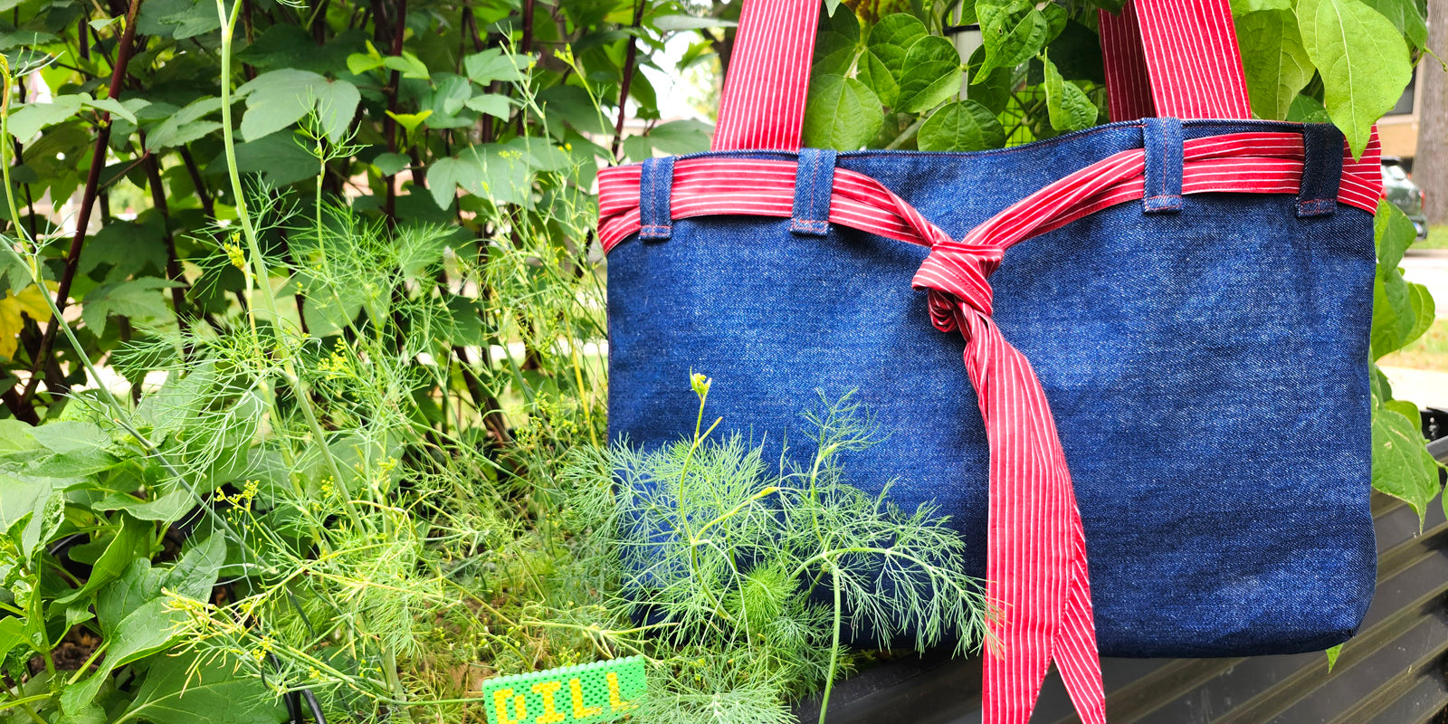 DIY Garden Harvest Apron Tote