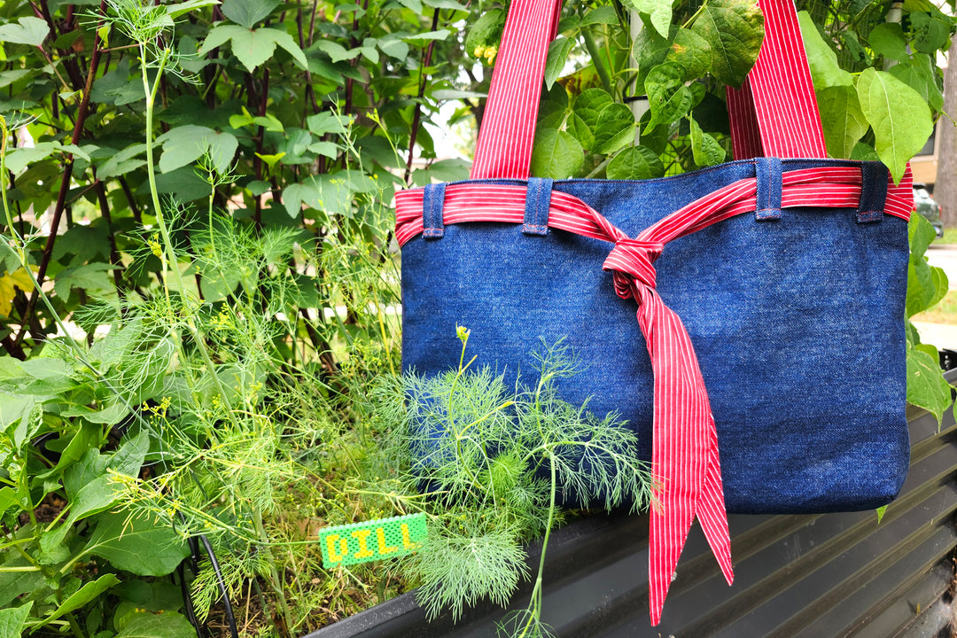 DIY Garden Harvest Apron Tote