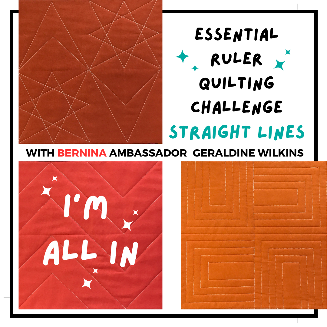 Essential Ruler Quilting Challenge, Part One: Lines