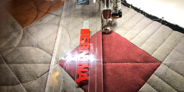 Free Motion Quilting with rulers