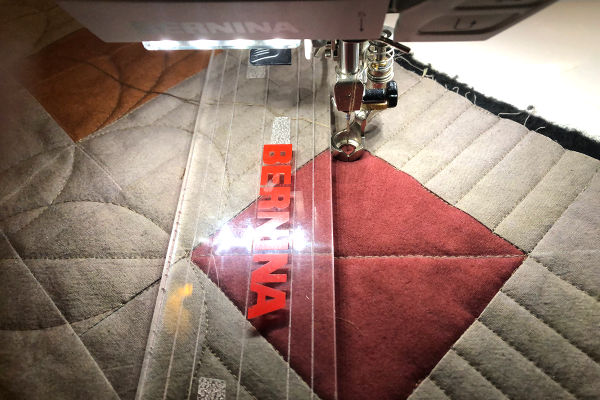 Free Motion Quilting with rulers