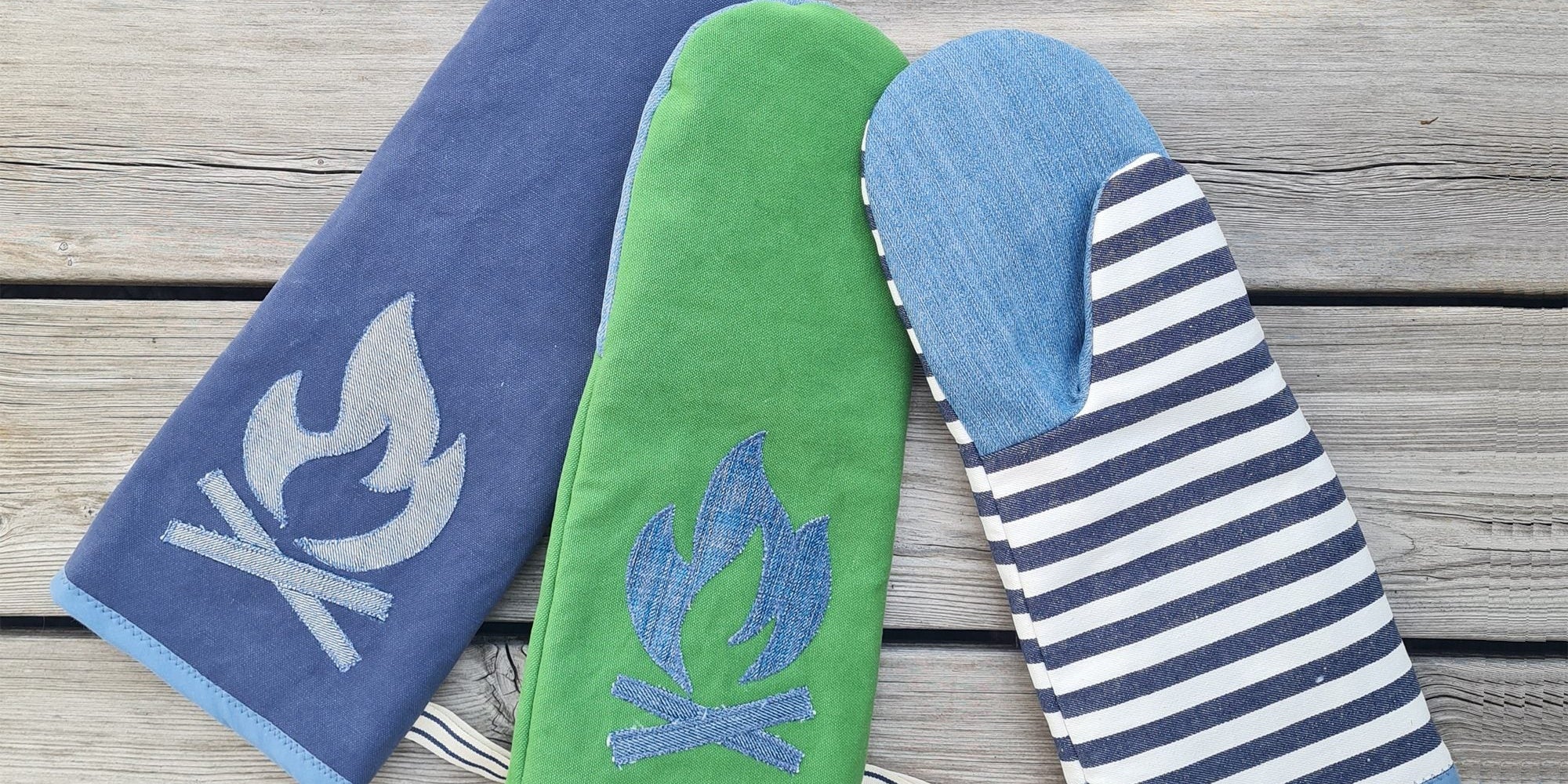 Sew Your Own BBQ Gloves (Oven Mitts) – Free Pattern in Four Sizes