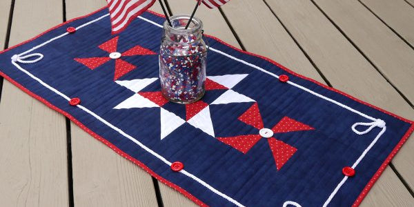Patriotic Patchwork Tablerunner