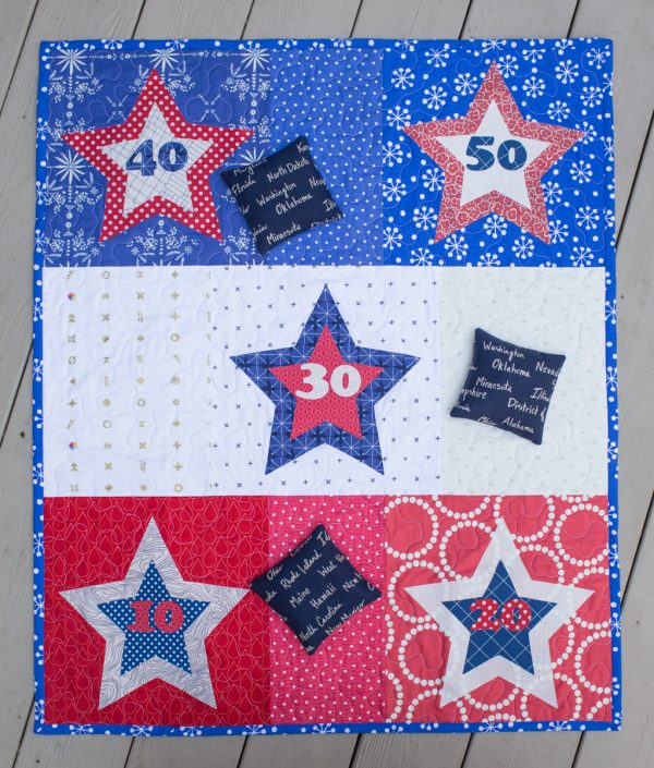 Quilted Star Bean Bag Toss project