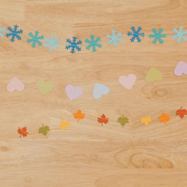 Making a chainstitch garland