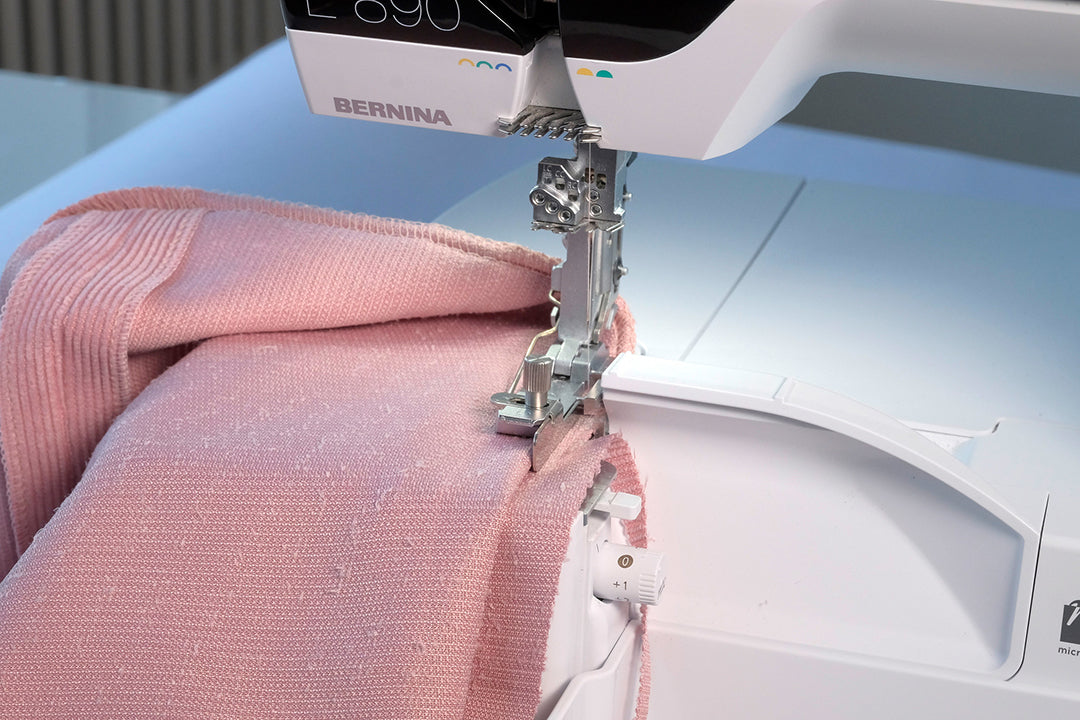 Blindstitch with a Serger and Sewing Machine