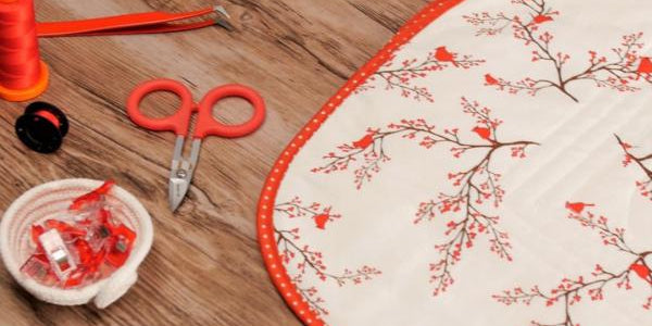 How to Finish a Quilt with Wavy Binding