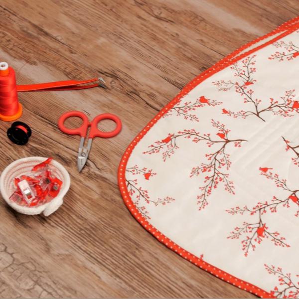 How to Finish a Quilt with Wavy Binding