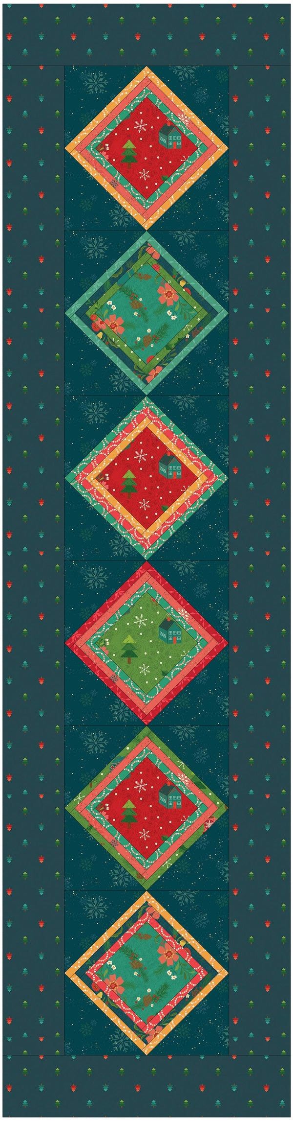 Foundation Paper Piecing | Noel by Quilting with Latinas