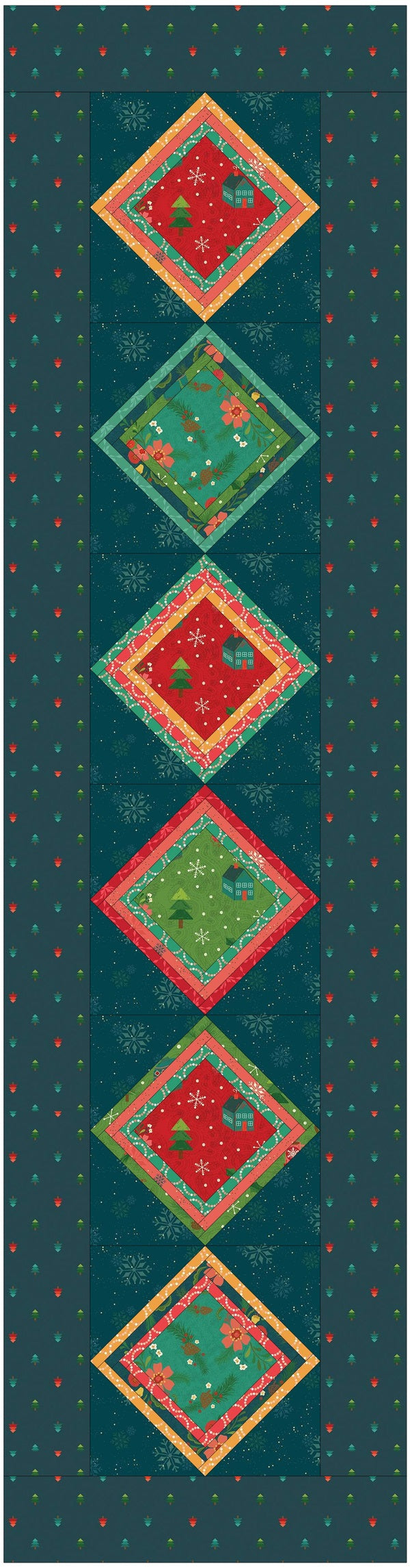 Foundation Paper Piecing | Noel by Quilting with Latinas