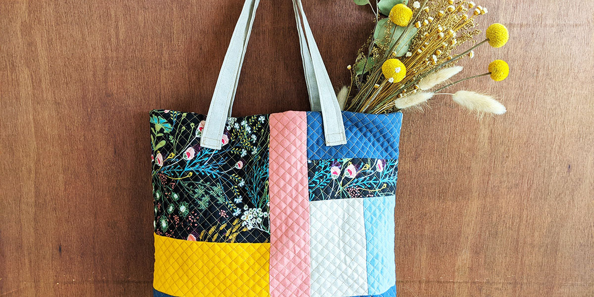 How to Sew an Autumn Flannel Tote Bag