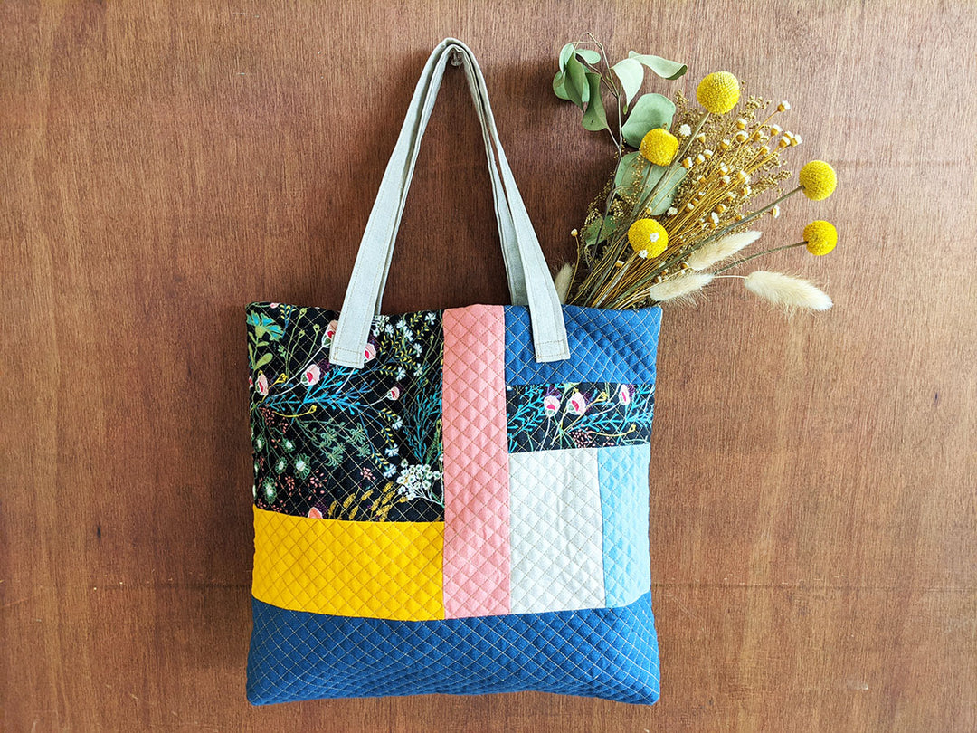 How to Sew an Autumn Flannel Tote Bag