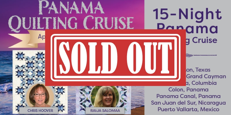 Panama Quilting Cruise in 2023 - Sold Out
