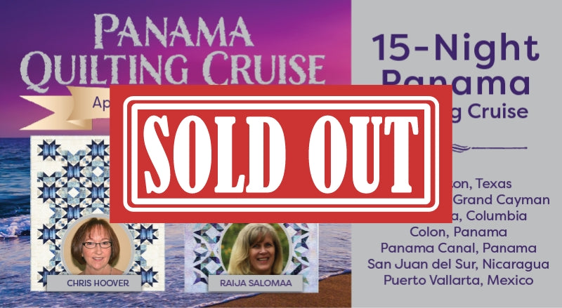 Panama Quilting Cruise in 2023 - Sold Out