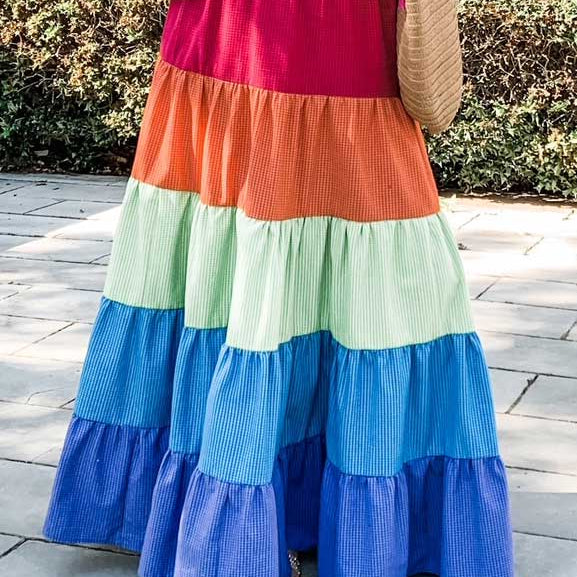 How to Sew a Multi-tiered Maxi Skirt