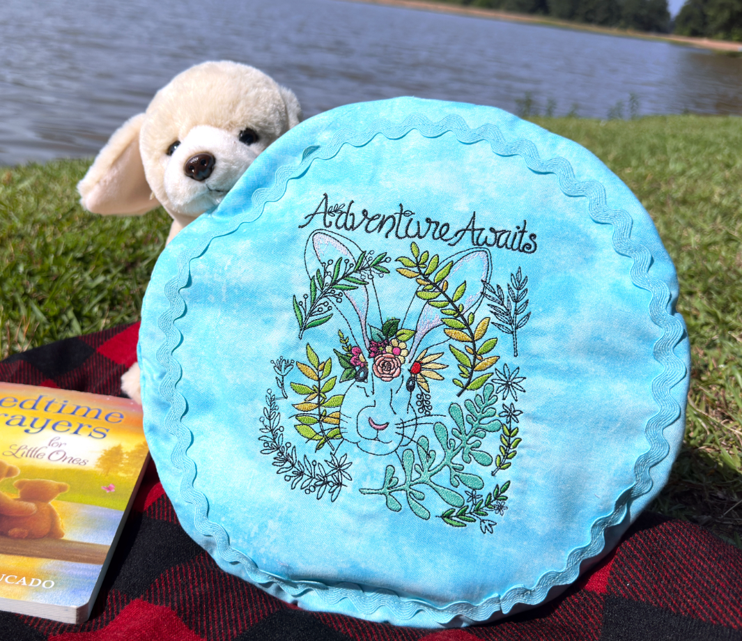 How to Embroider a Pajama Bag Pillow for Kids