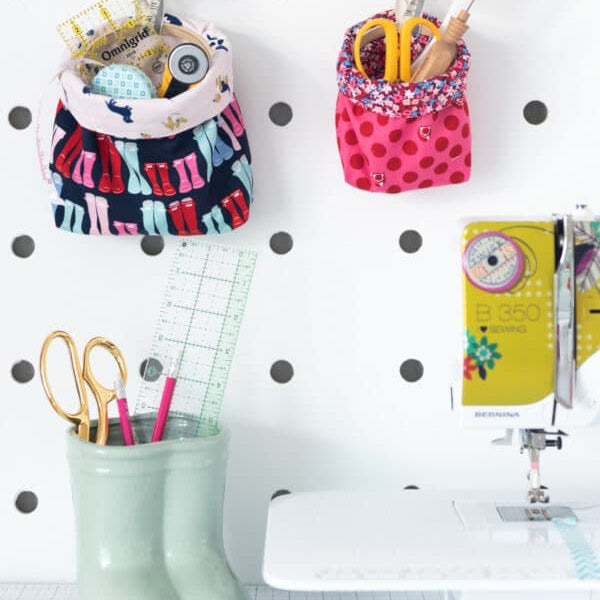 Embroidery Hoop Hanging Baskets Tutorial